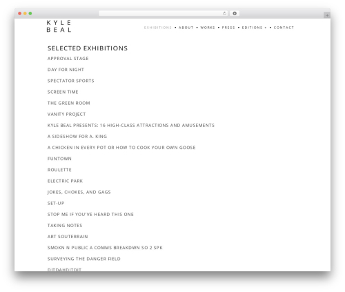 WordPress theme HyperX - kylebeal.org