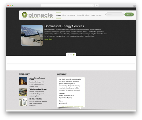 WordPress theme PinnacleTheme - pinnacleenergyconsulting.com