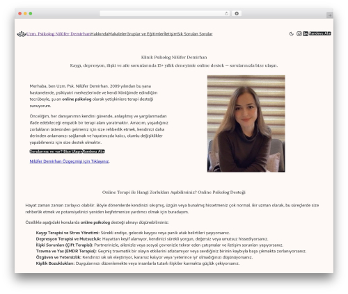 WordPress theme PLOVER - psikologniluferdemirhan.com WordPress theme PLOVER - psikologniluferdemirhan.com