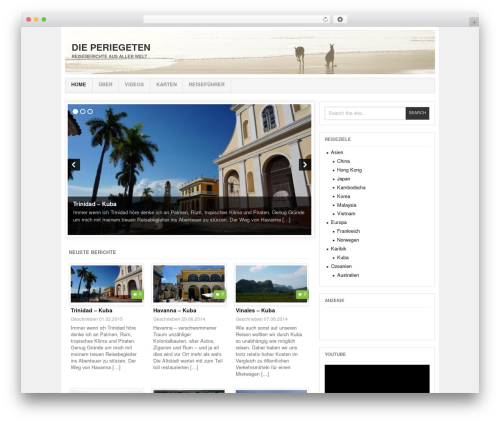 WordPress theme Project AR2 - periegeten.de