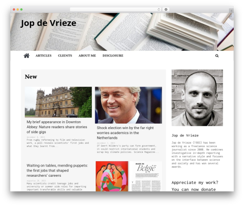 Spiced widgets WordPress plugin - jopdevrieze.com
