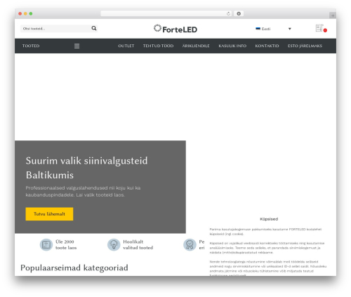 WordPress website theme Beaver Builder Theme - forteled.ee