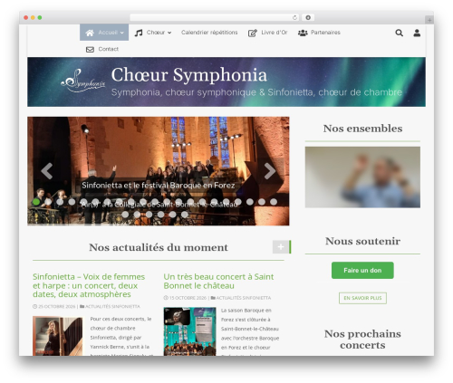 6temflex WordPress theme - choeur-symphonia.fr