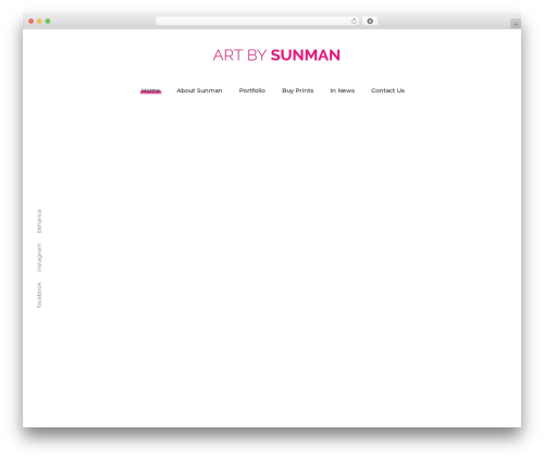 Anders WordPress theme - artbysunman.com