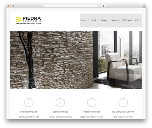 Asteria Lite WordPress theme - piedra.sk