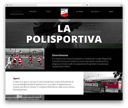 comonte WordPress theme - polisportivacomonte.it