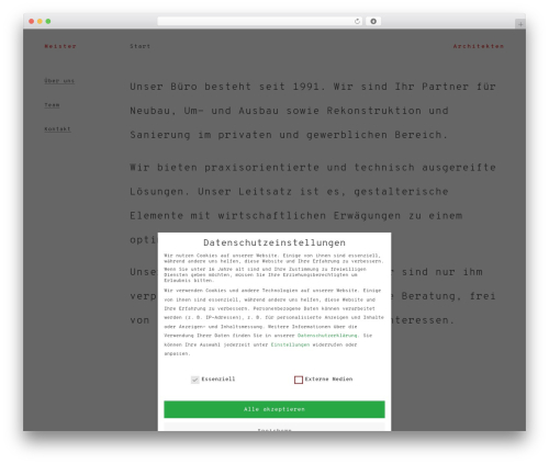T42 smoothscroll WordPress plugin - meisterarchitekten.com