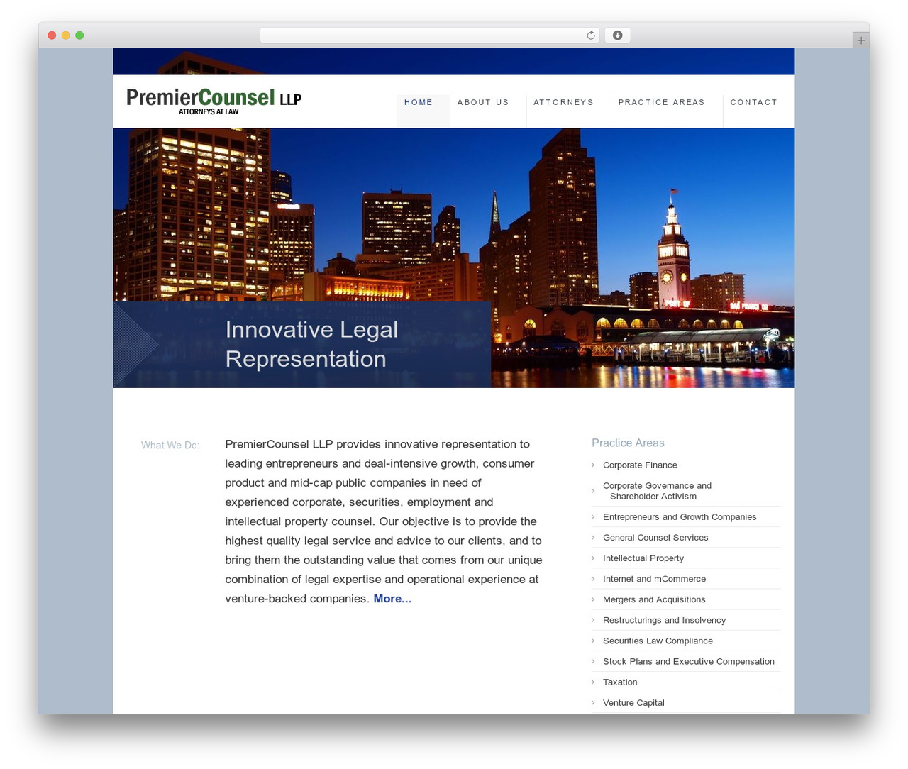 Firm WordPress theme - premiercounsel.com Firm WordPress theme - premiercounsel.com