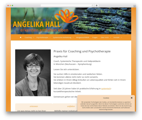 GeneratePress WordPress theme design - systemische-therapie-hall.de