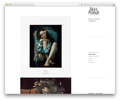 Kathy WordPress theme - heilemania.de