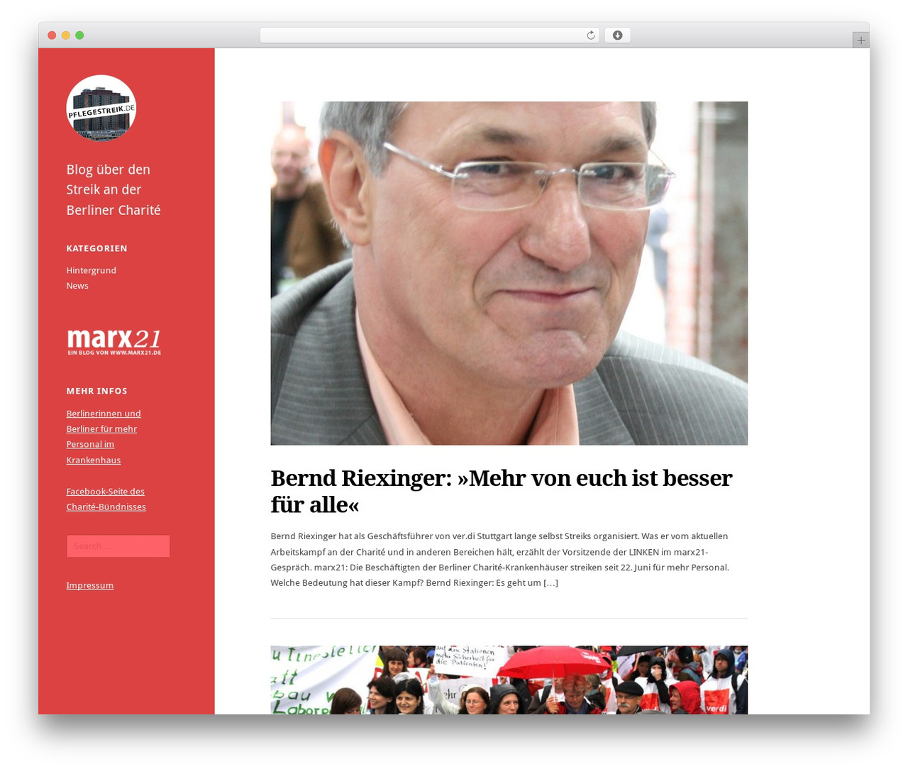 Lefty premium WordPress theme - pflegestreik.de Lefty premium WordPress theme - pflegestreik.de