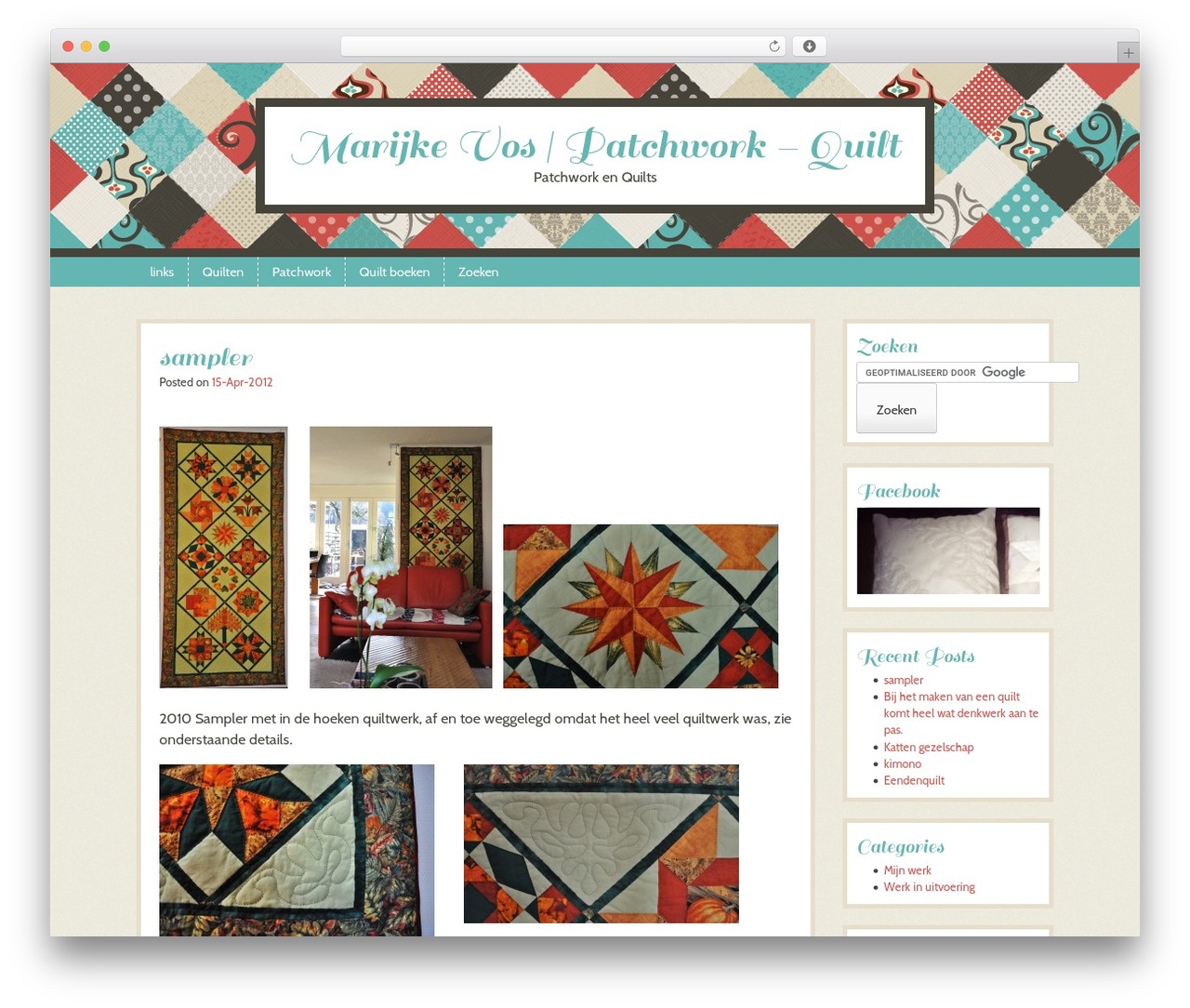 Patchwork WP theme - patchwork-quilt.nl