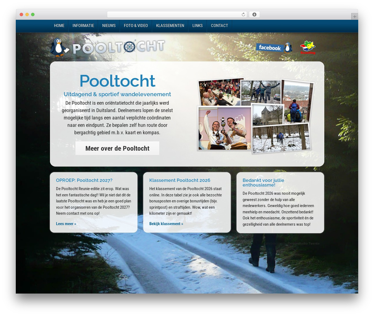 Pooltocht Responsive WordPress theme - pooltocht.nl