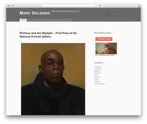 simpleX WordPress page theme - marcdalessio.com