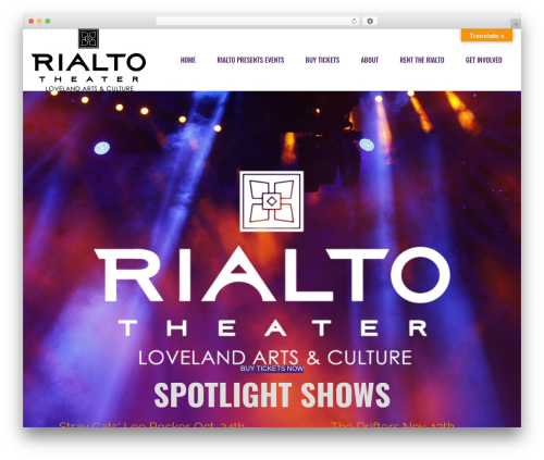 Beaver Builder Theme WordPress theme - rialtotheatercenter.org