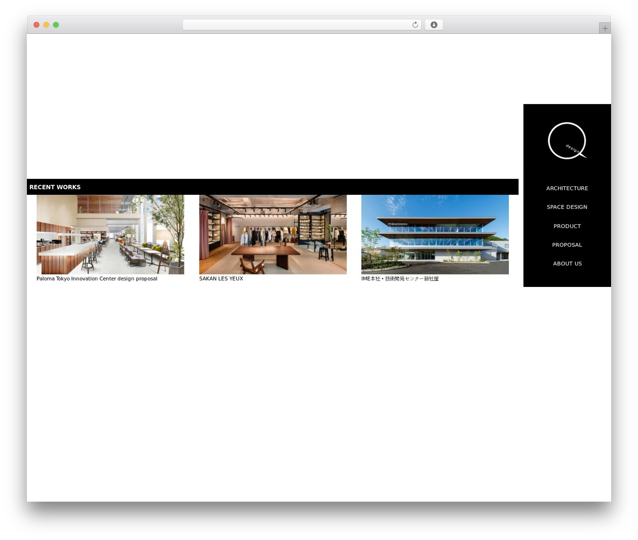 BiND6Theme top WordPress theme - designq.jp