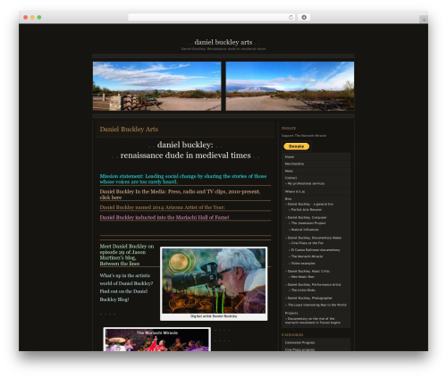 ChaoticSoul WP theme - danielbuckleyarts.com