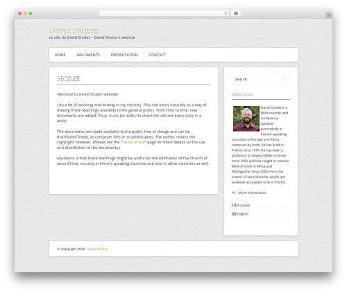 Contango WordPress theme - davidshutes.fr Contango WordPress theme - davidshutes.fr