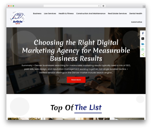Digr post grid WordPress plugin - articlespace.org
