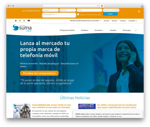Divi WP theme - sumamovil.co