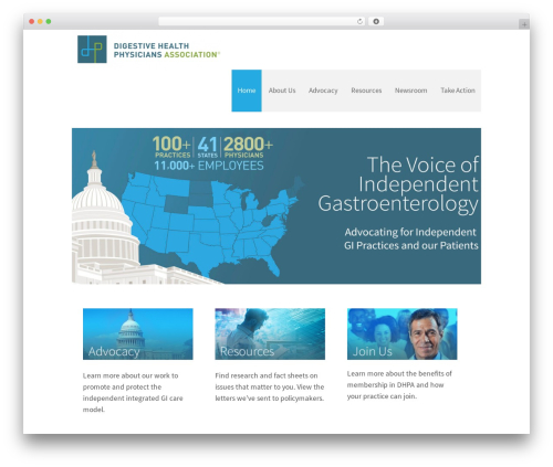 Executive Pro Theme WordPress theme - dhpassociation.org