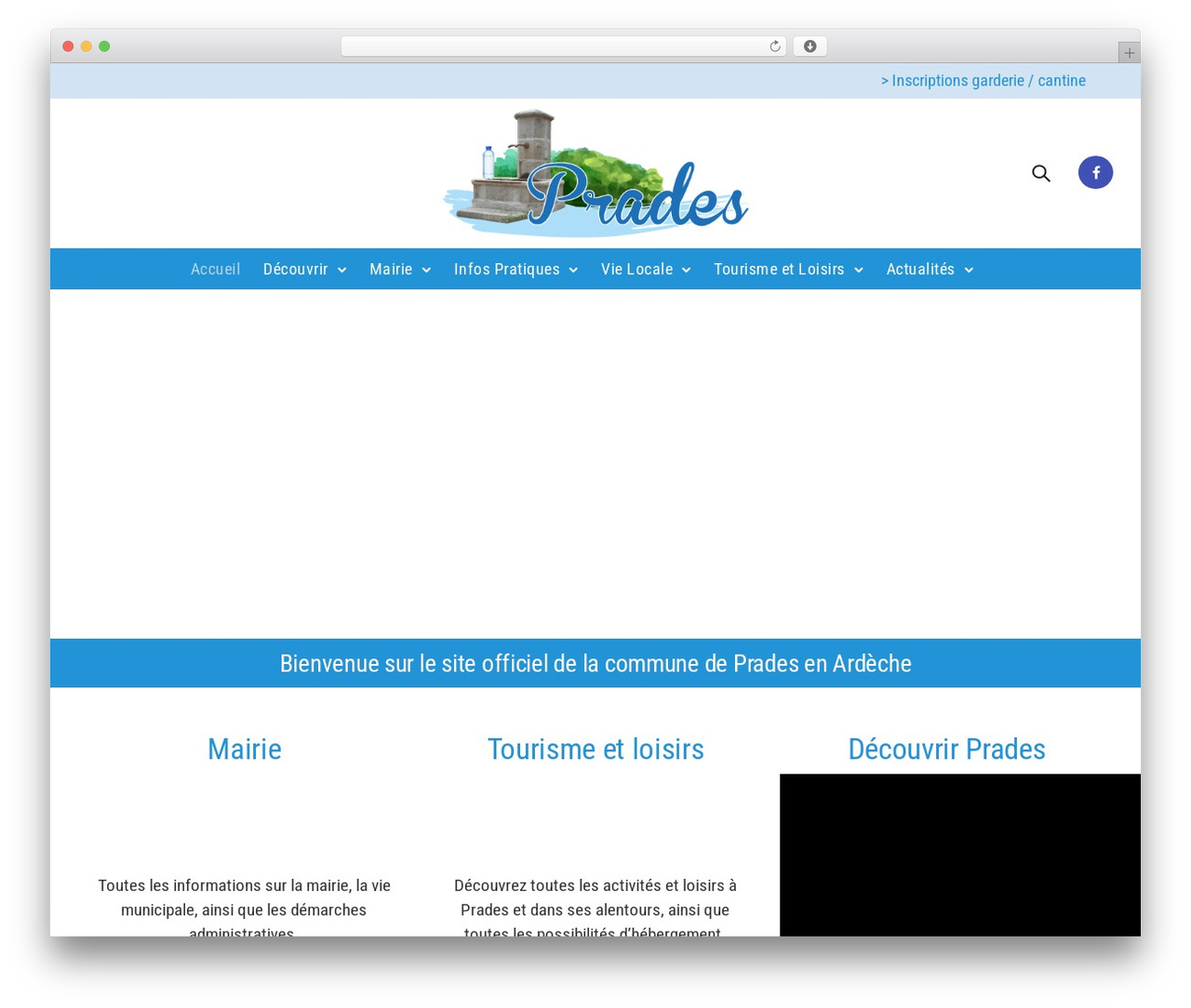 Exponent WordPress theme - pradesardeche.fr
