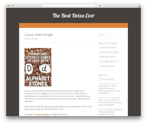 Mace WordPress theme - deiza.net