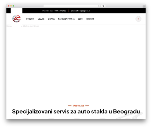 Malen core WordPress plugin - acglass.rs
