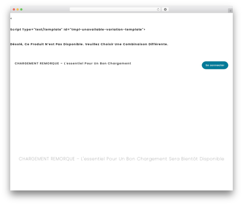 Lws optimize WordPress plugin - chargement-remorque.com