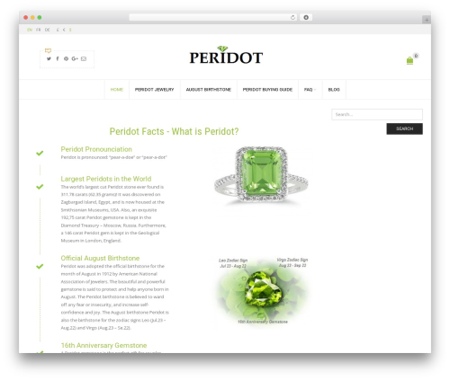 Woozone WordPress plugin - peridot.com
