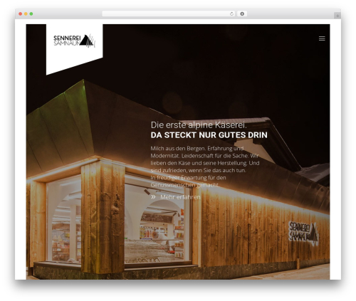 Weseo smooth scroll WordPress plugin - sennereisamnaun.ch