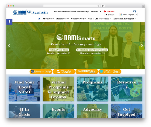 Theme WordPress GeneratePress - namiwisconsin.org