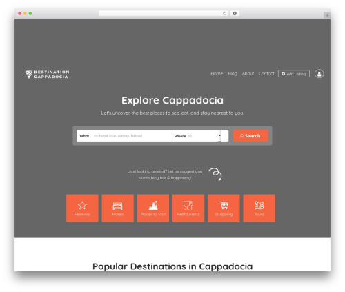 Theme WordPress Listingpro - destinationcappadocia.com