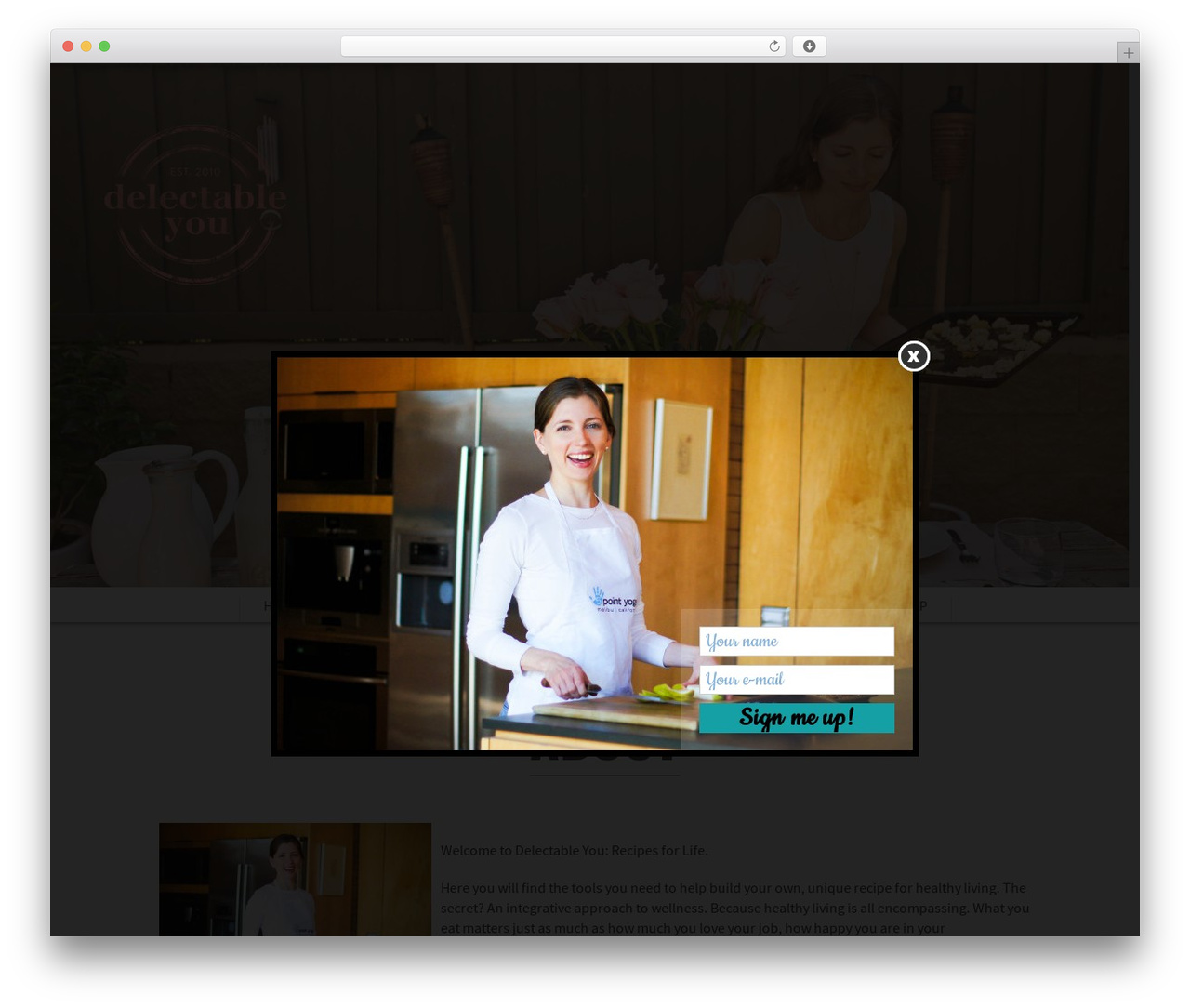 Theme WordPress SCRN - delectableyou.com Theme WordPress SCRN - delectableyou.com