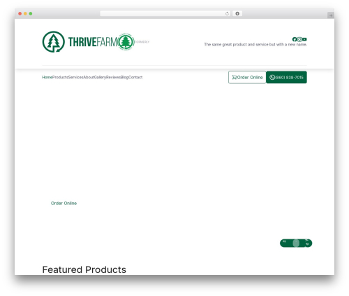 ThriveFarm WordPress page theme - thrive-farm.com