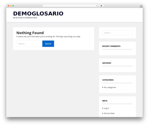 veayo free WordPress theme - demoglosario.net