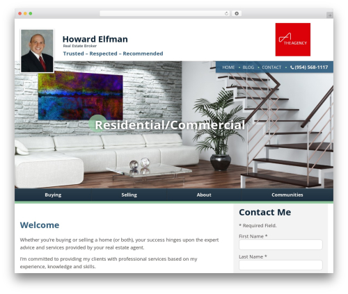 WordPress theme IXACT Framework - broker954.com