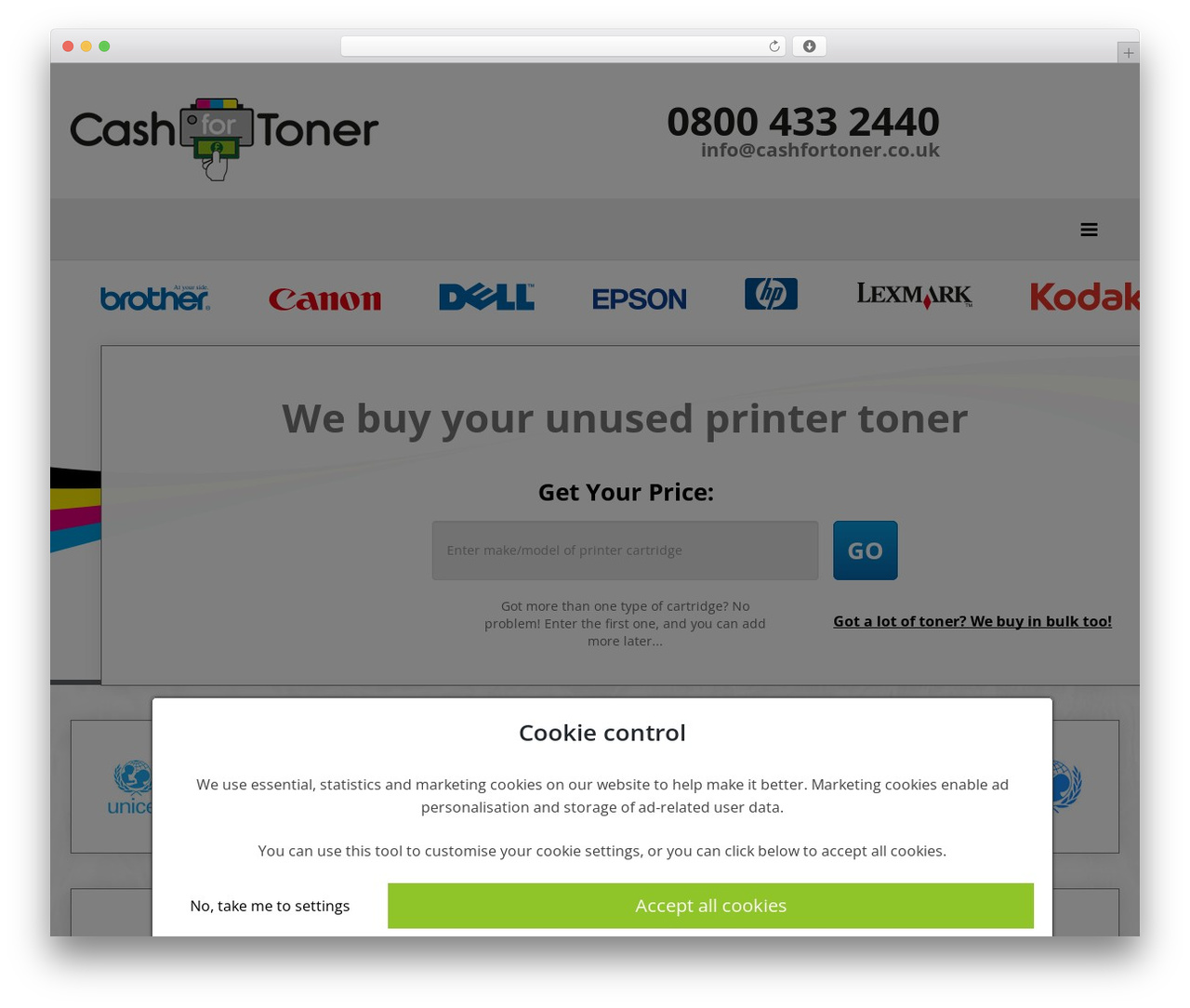 WordPress theme Construct - www.cashfortoner.co.uk