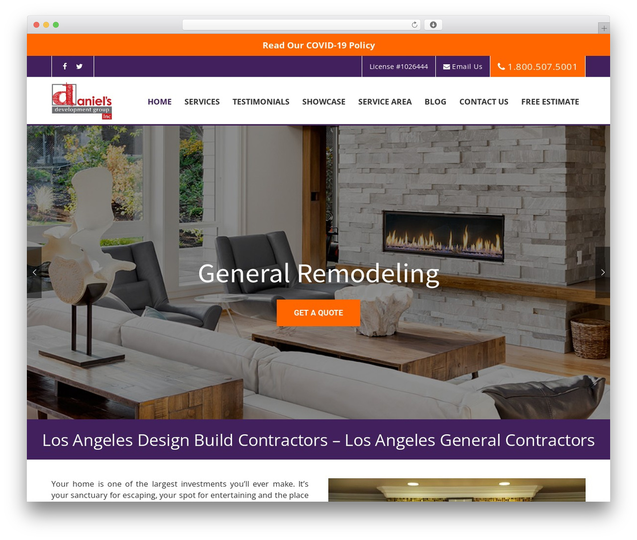WordPress theme Construction - danielsconstructionca.com WordPress theme Construction - danielsconstructionca.com