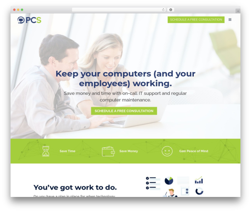 WordPress theme Divi - pcsflint.com