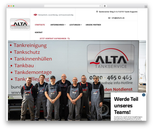 WordPress theme Elevate - alta24.de