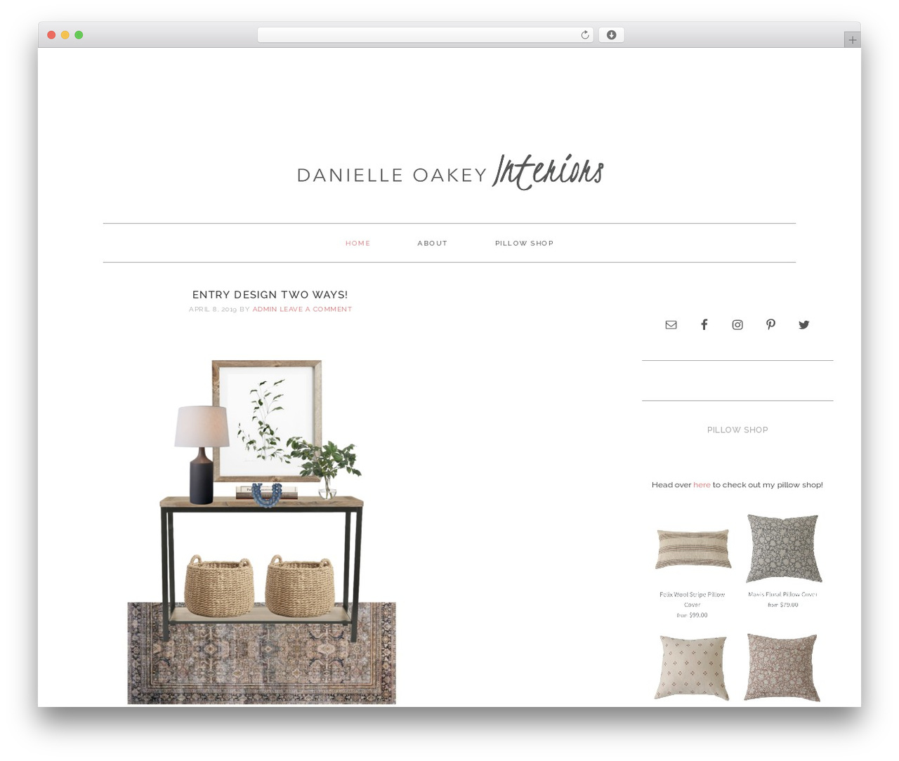 WordPress theme Genesis - danielleoakeyinteriors.com WordPress theme Genesis - danielleoakeyinteriors.com