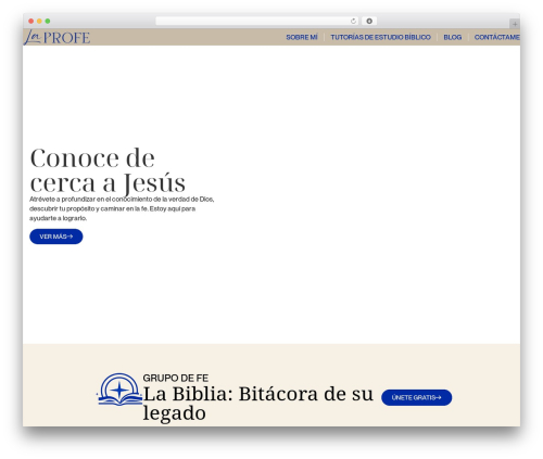 WordPress theme Hello Elementor - laprofeoficial.com