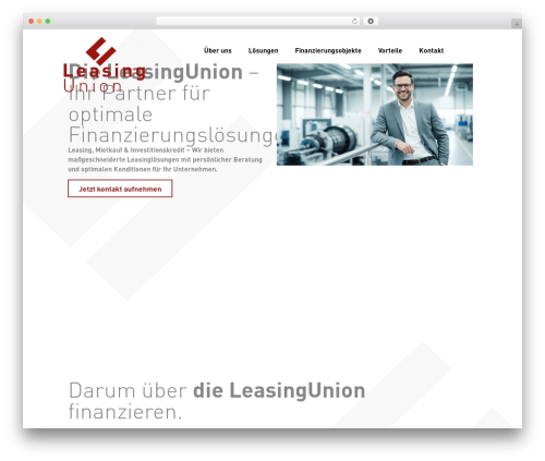 WordPress theme Hello Elementor - leasingunion.com