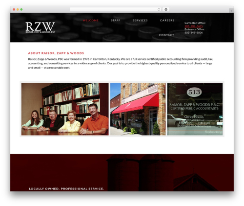 WordPress theme The7 Classic - rzwcpas.com