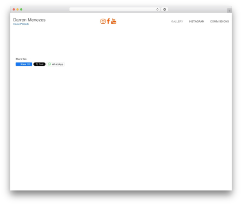 WordPress website theme Eero - darrenmenezes.com