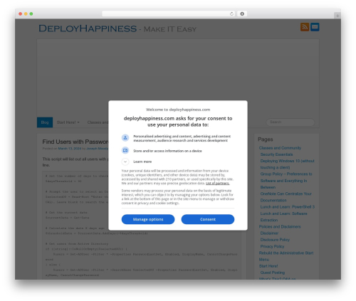 WordPress website theme Response - deployhappiness.com