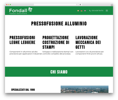 WordPress website theme The7 - fondall.com
