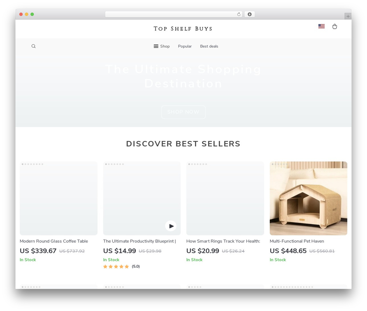 WP theme Botticelli - topshelfbuys.store