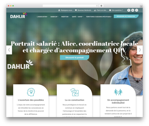 WP theme Dahlir - dahlir.fr